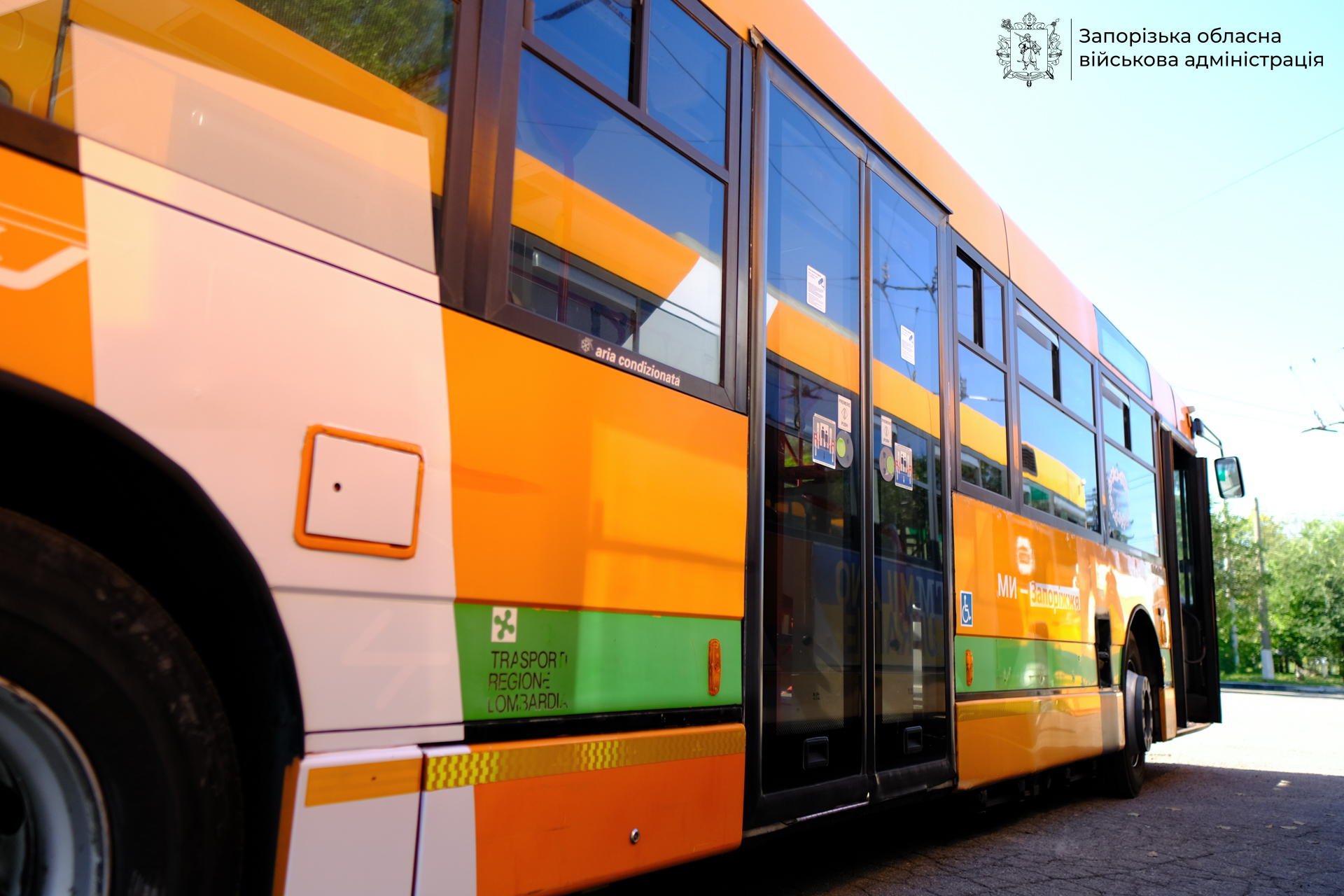 У Запоріжжі на маршрути вийдуть ще шість європейських автобусів із Мілану.