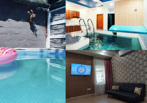 Дом с бассейном и сауной –