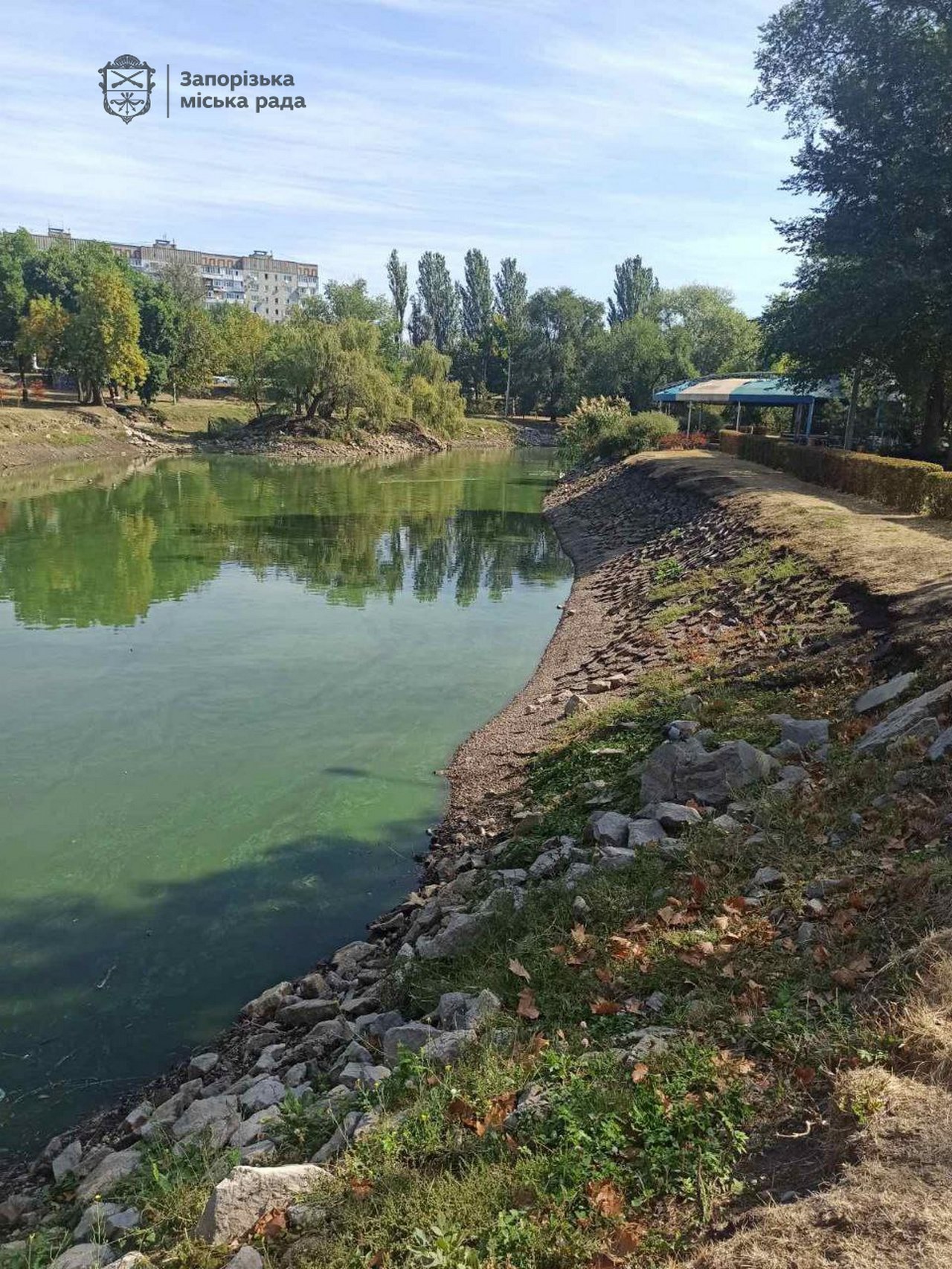 В мэрии Запорожья объяснили ситуацию с обмелением водоемов в 