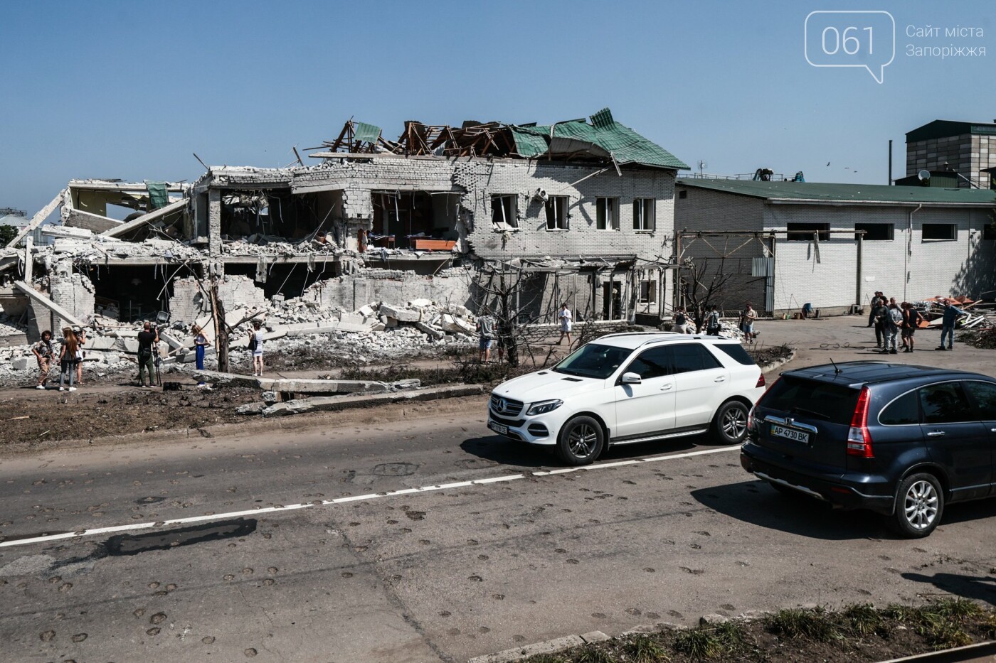 Як виглядає Вільнянськ після ракетної атаки.