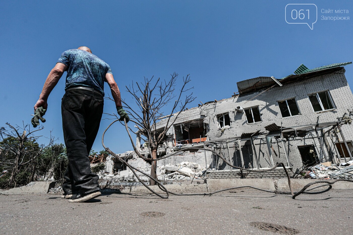 Як виглядає Вільнянськ після ракетної атаки.