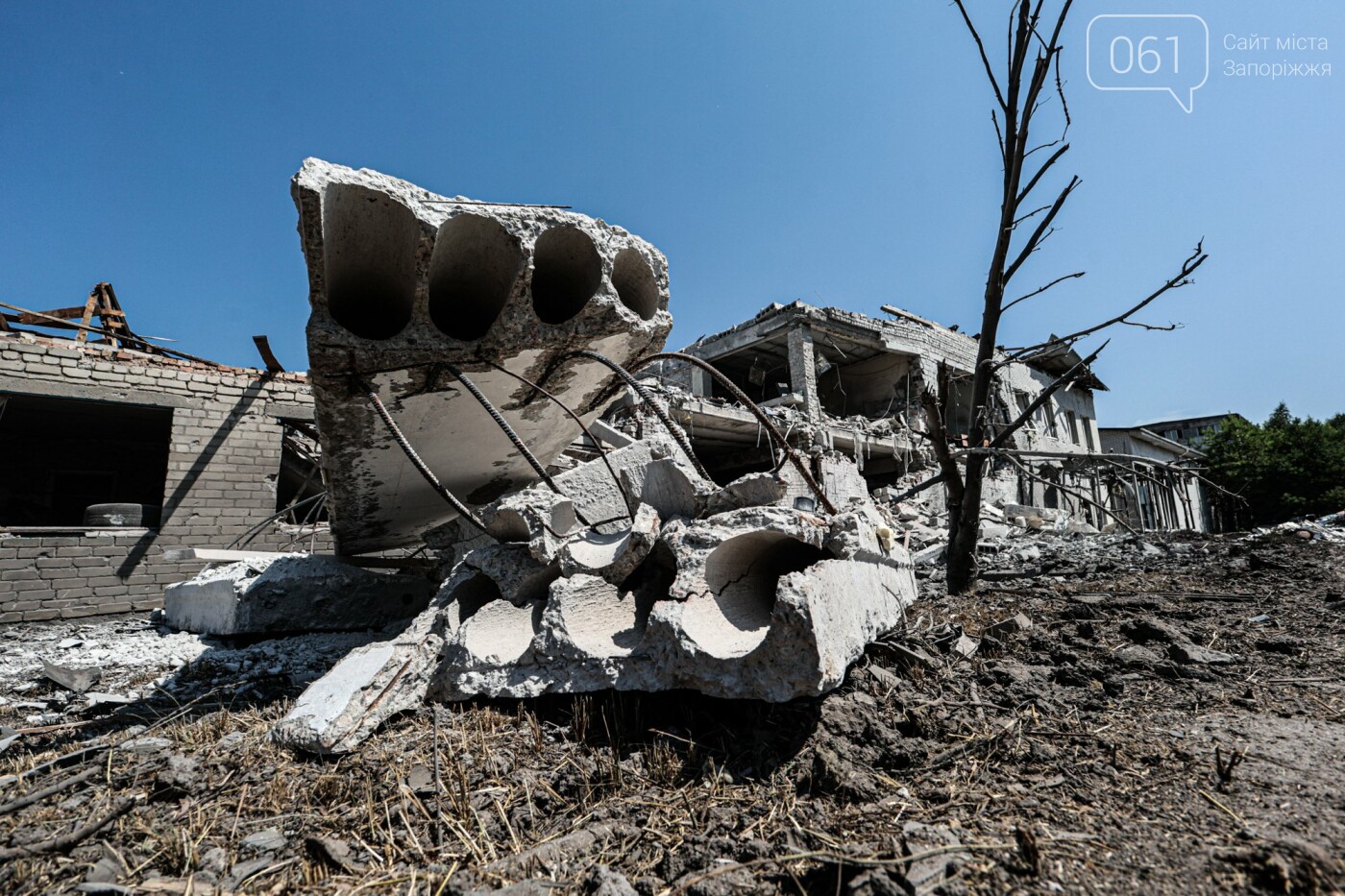 Як виглядає Вільнянськ після ракетної атаки.