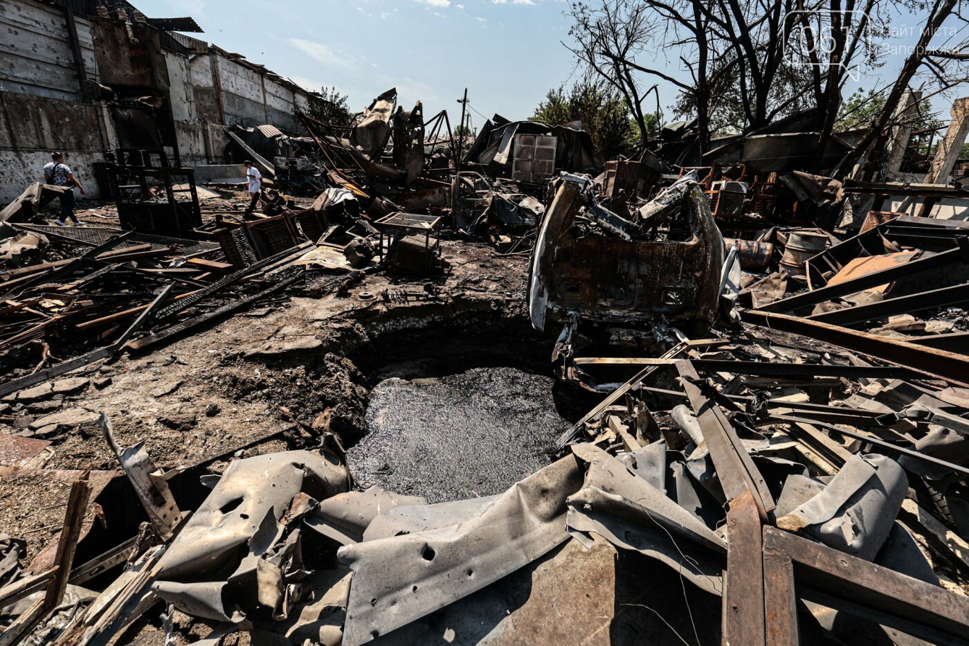 Як виглядає Вільнянськ після ракетної атаки.