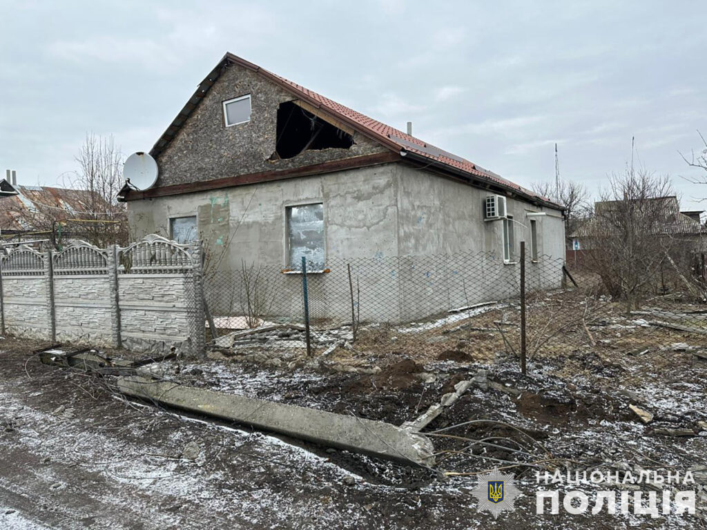 Полиция показала последствия обстрела Запорожской области.