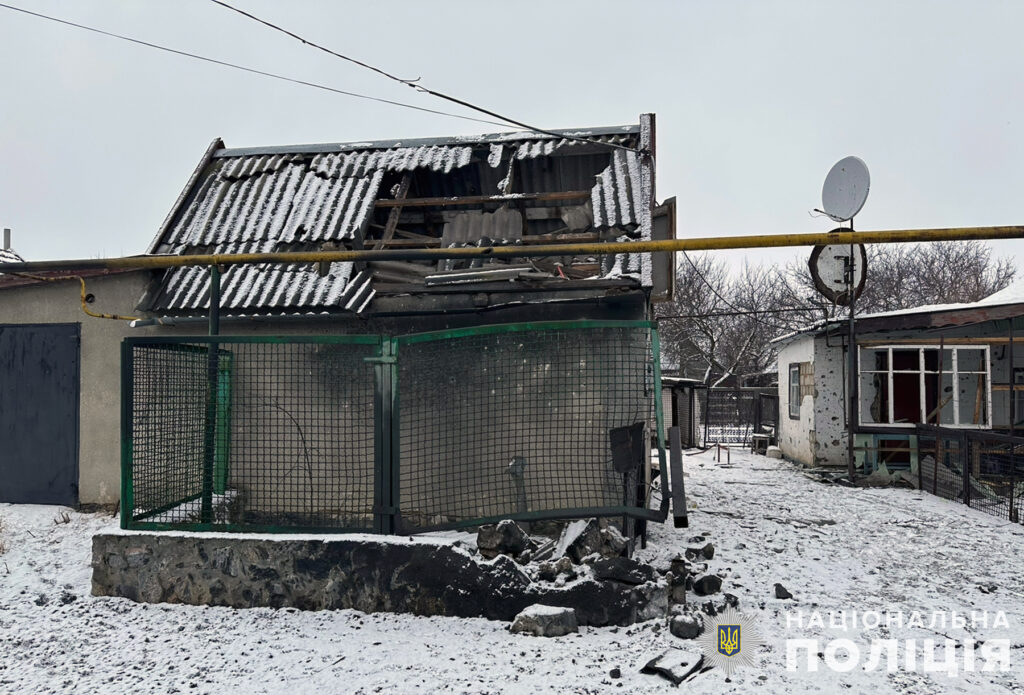 Полиция показала последствия обстрела Запорожской области.