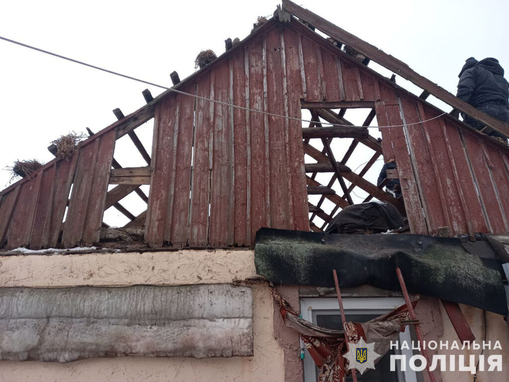 Полиция показала последствия обстрела Запорожской области.