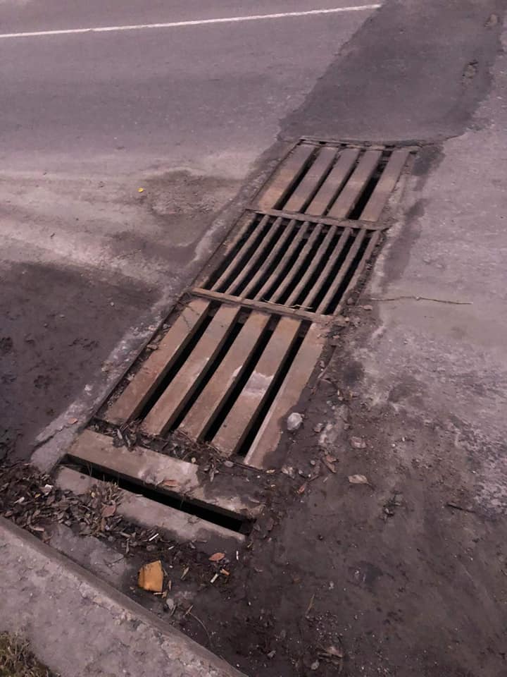 Скорее всего, что пес сидит там не первый день. Фото: fb Мария Говяда