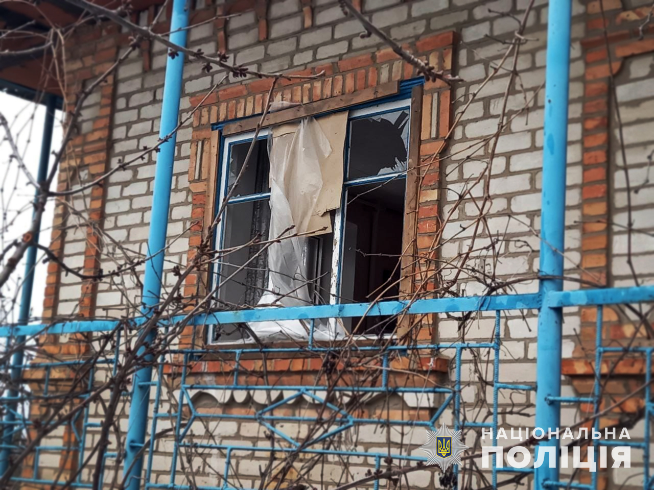 Поліція показала наслідки обстрілів Запорізької області. || Фото: zp.npu.gov.ua