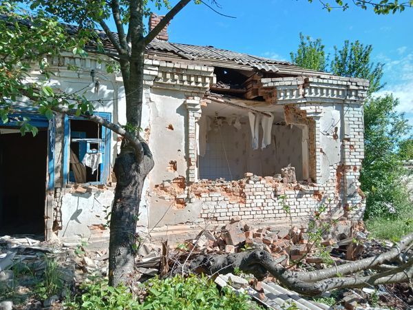 Ворожим обстрілом пошкоджено будівлю колишньої садиби міщан Мелшкових.