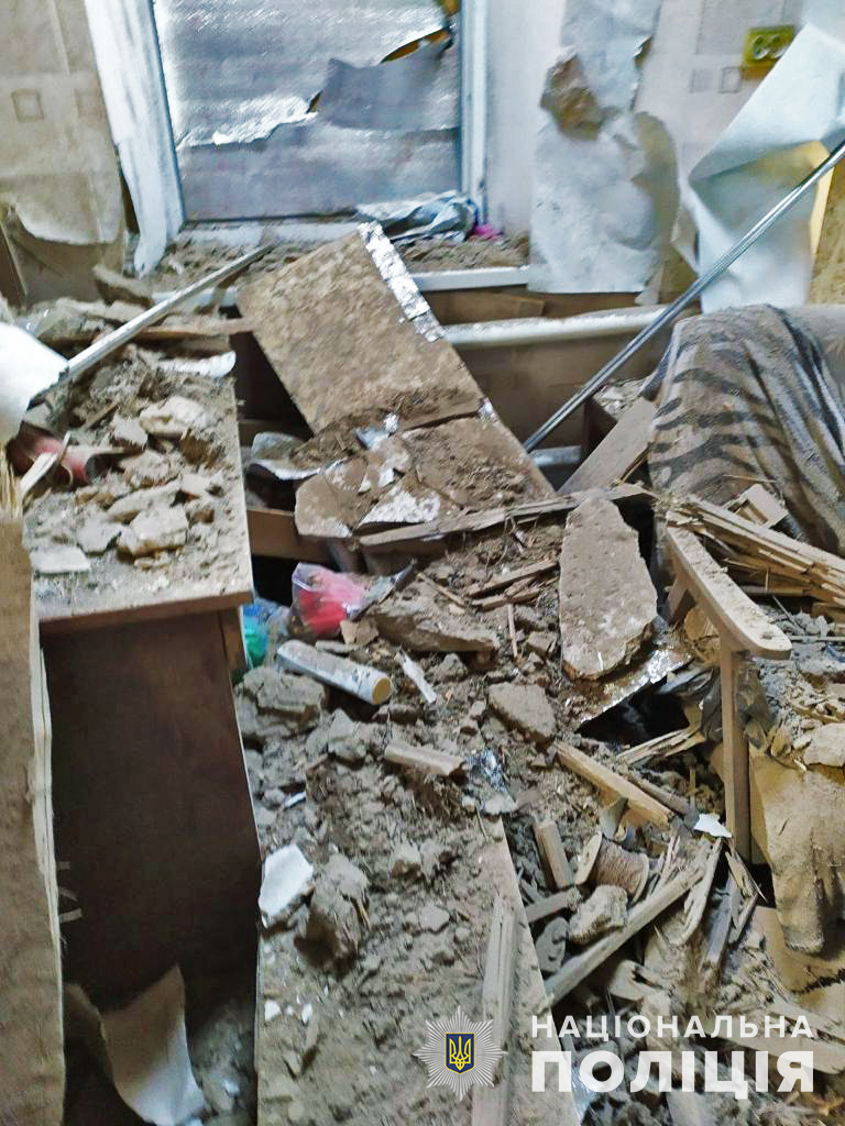 В поліції показали наслідки ворожих обстрілів Запорізької області.