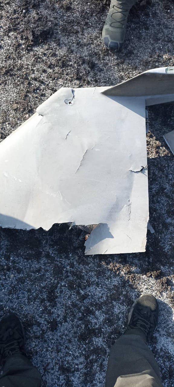 Нацгвардейцы сбили Shahed, которым россияне атаковали Запорожье.