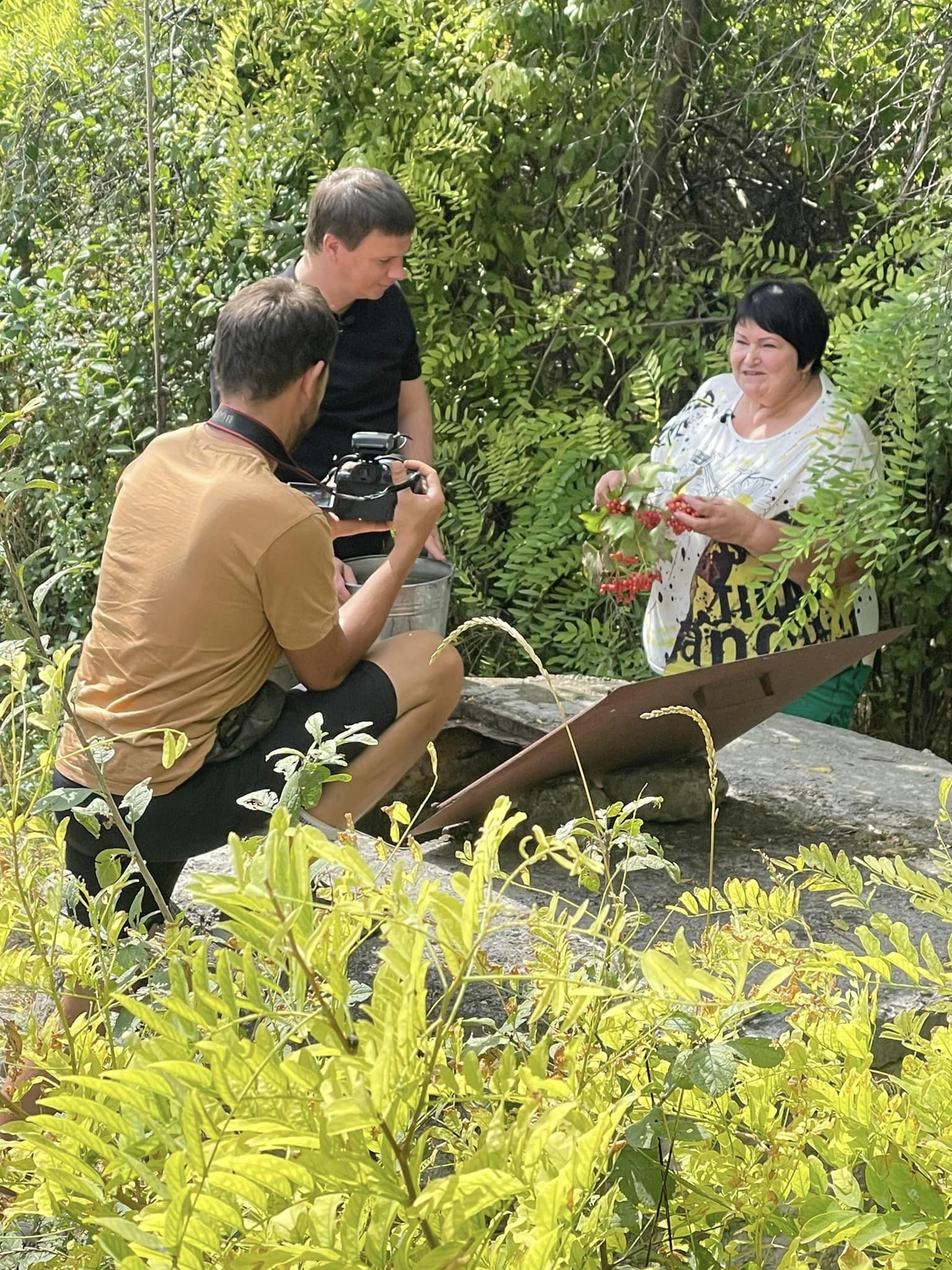 У Запорізький район приїхав відомий журналіст-мандрівник Дмитро Комаров.