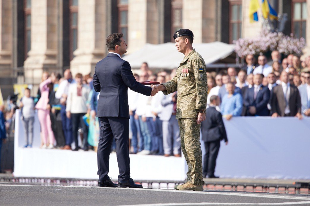 Полковник ВСУ Евгений Сидоренко удостоен звания Героя Украины. Фото: Офис президента
