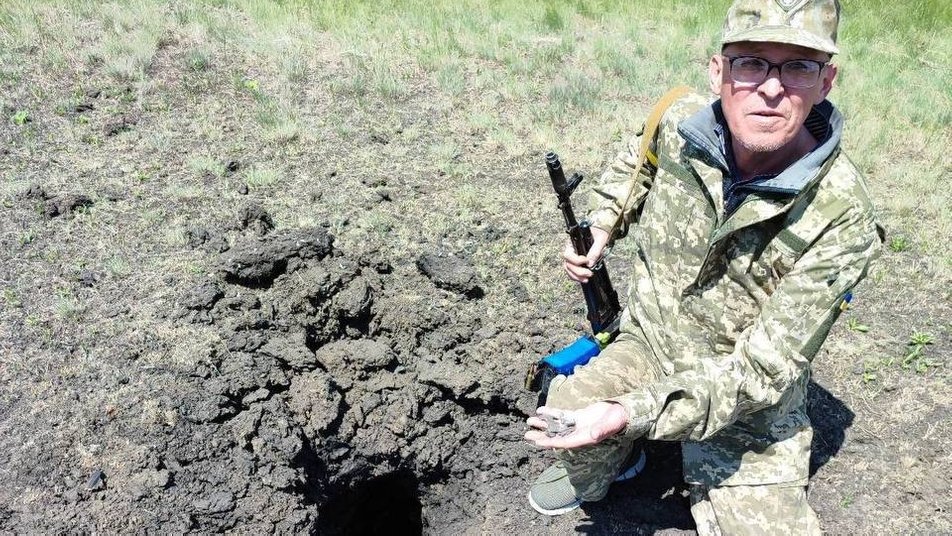 На Запорізькому напрямку військовослужбовець з автомата збив Shahed.