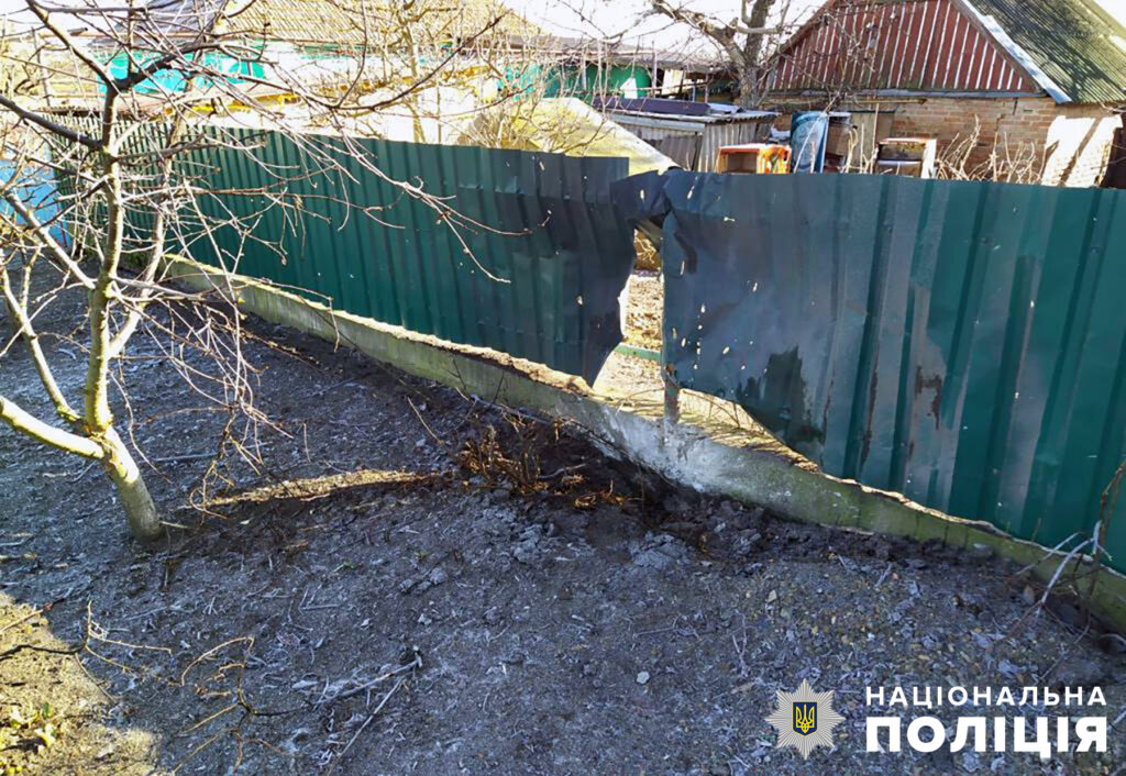 Полиция показала последствия обстрела Запорожской области.