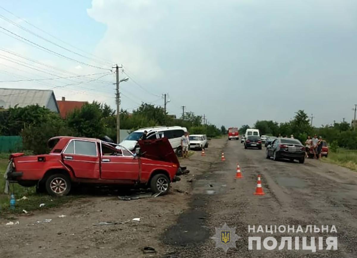 Жуткое ДТП в Вознесенке. Фото: Нацполиция