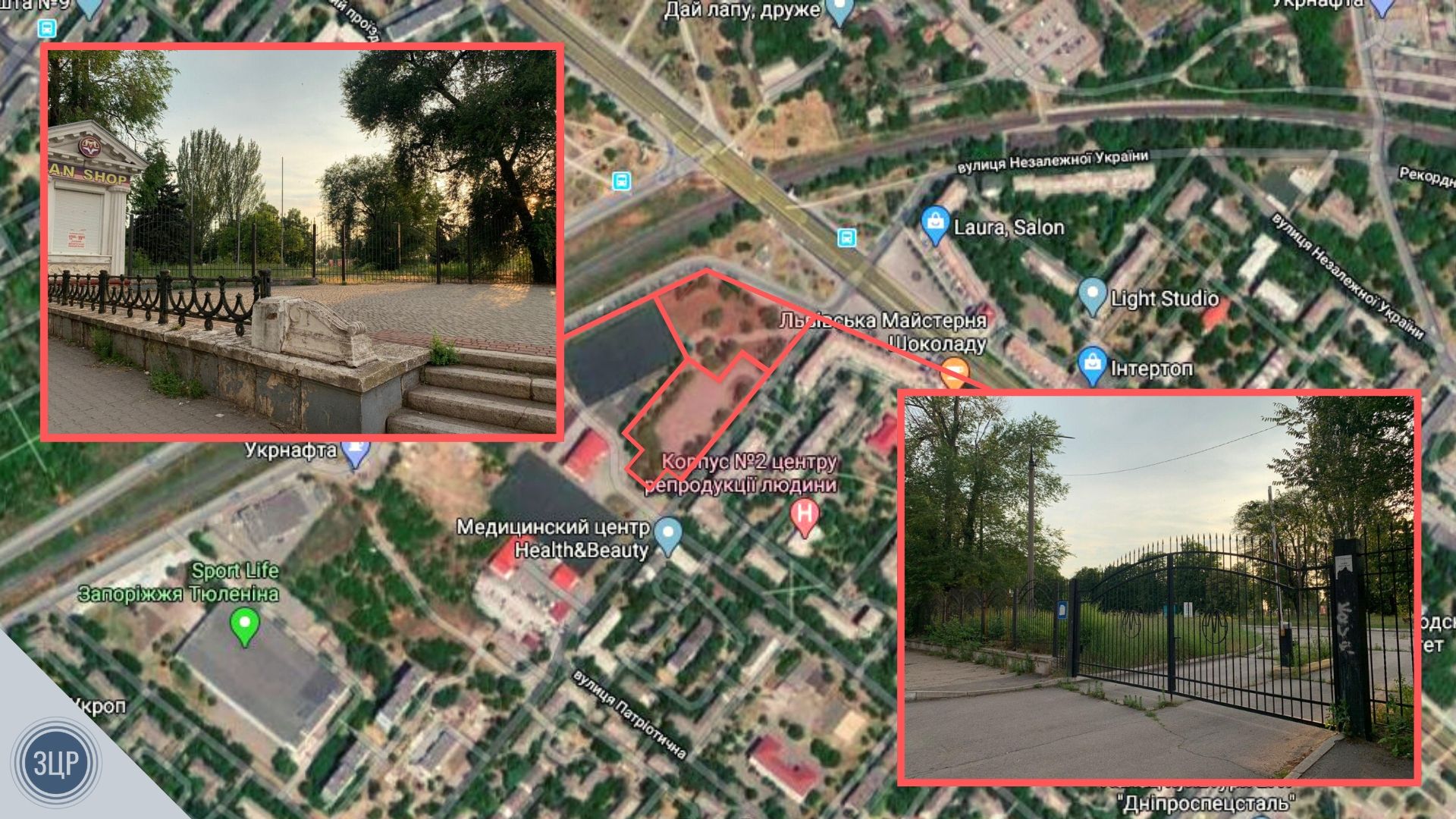 На территории детской футбольной школы "Металлург" хотят построить два ТРЦ. Фото: ЗЦР