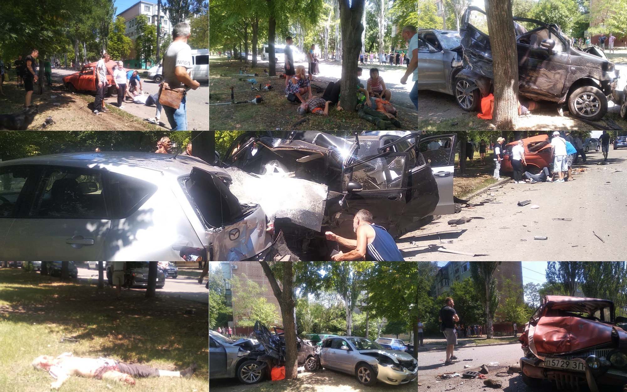 У Запоріжжі на Космосі сталася страшна смертельна ДТП. || Фото: facebook.com/Anna Razumovskaya