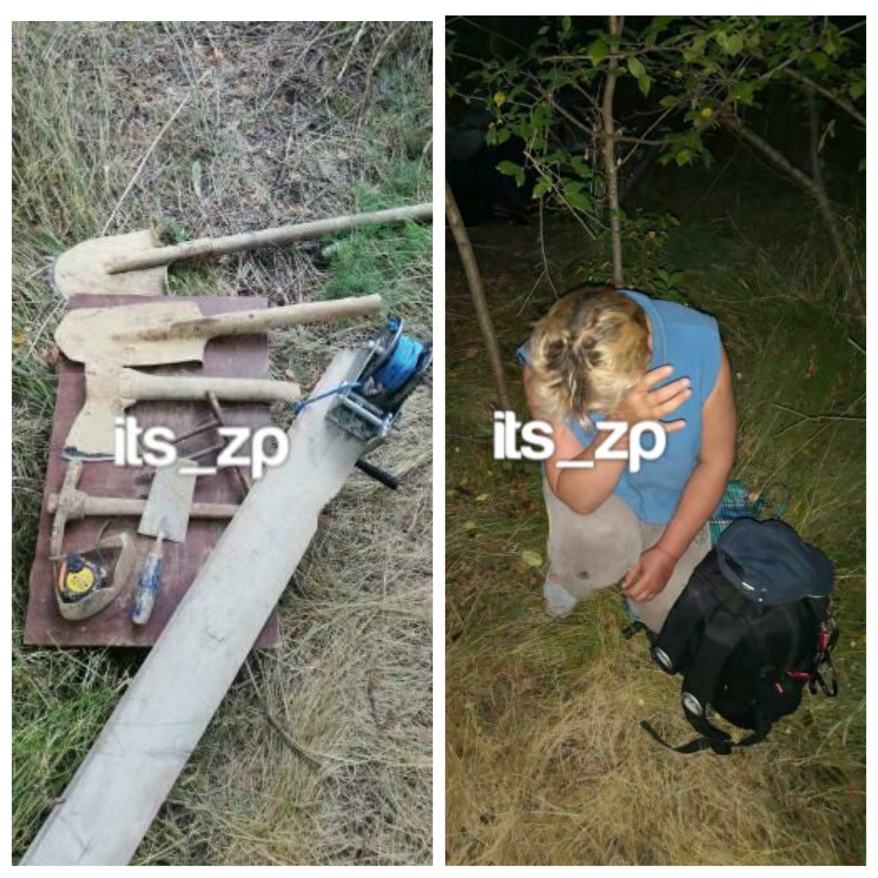 Ее поймали на "горячем" на месте. Фото из соцсети