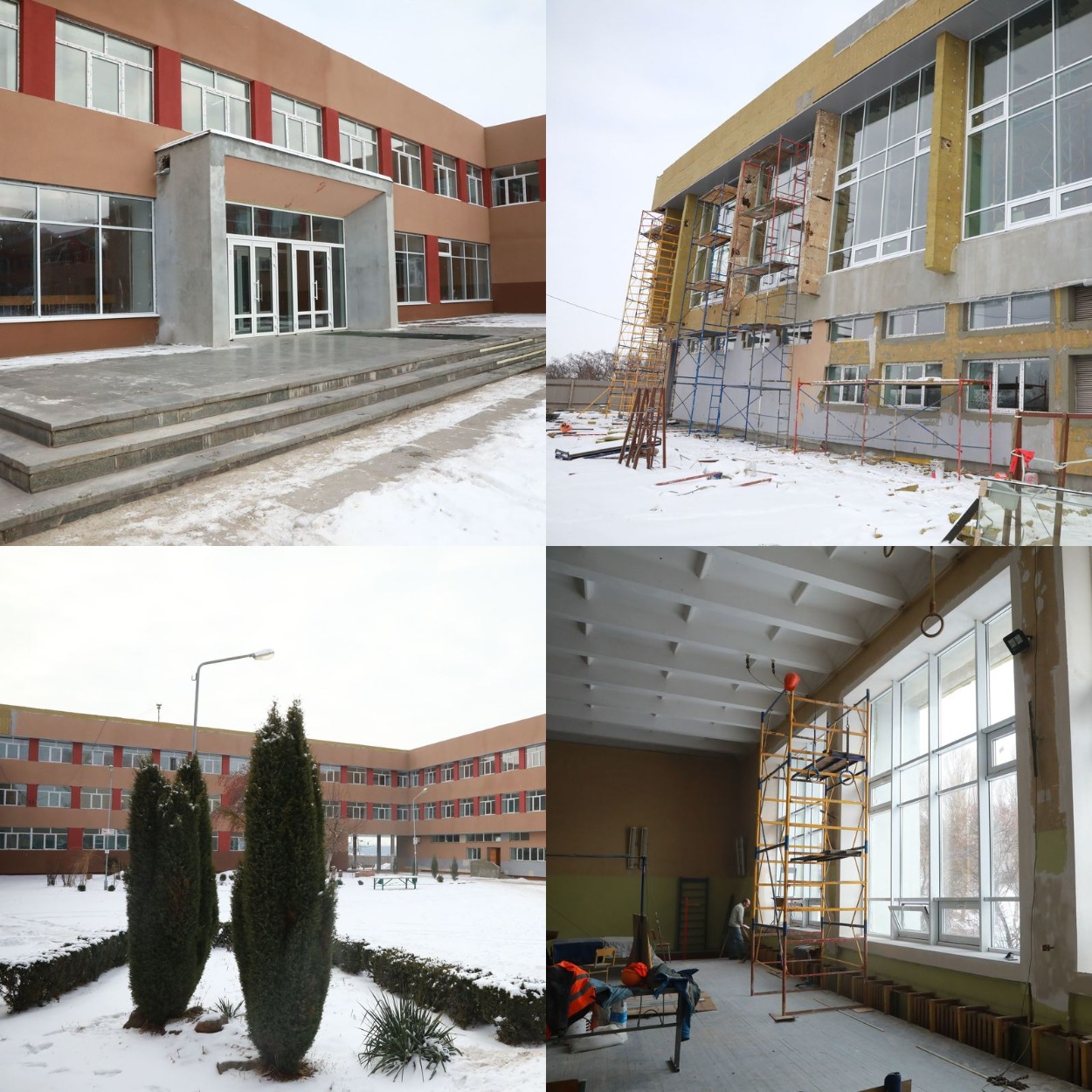 В Запорожье продолжается реконструкция "Дворца пионеров".