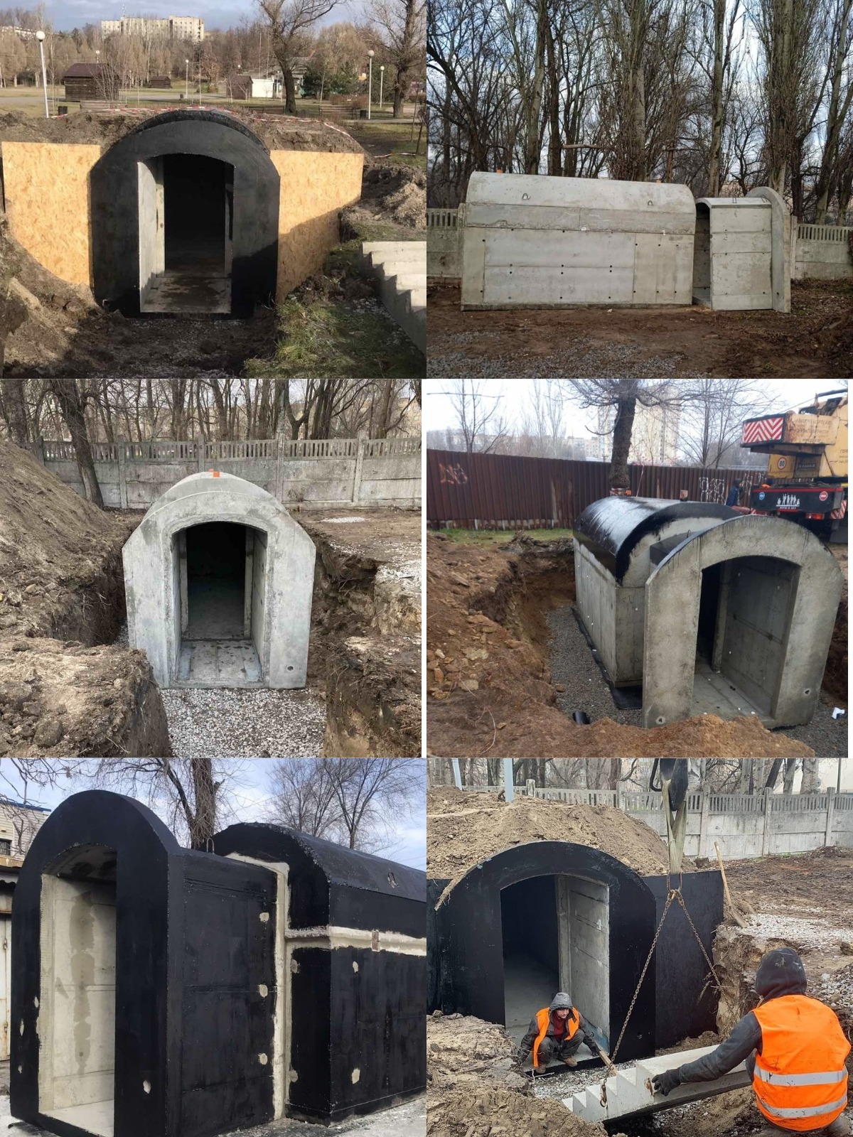 В Запорожье устанавливают модульные укрытия из железобетона: адреса.