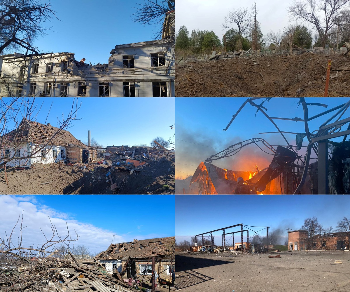 В поліції розповіли подробиці ракетних ударів по Запоріжжю 31 березня. || Фото: zp.npu.gov.ua