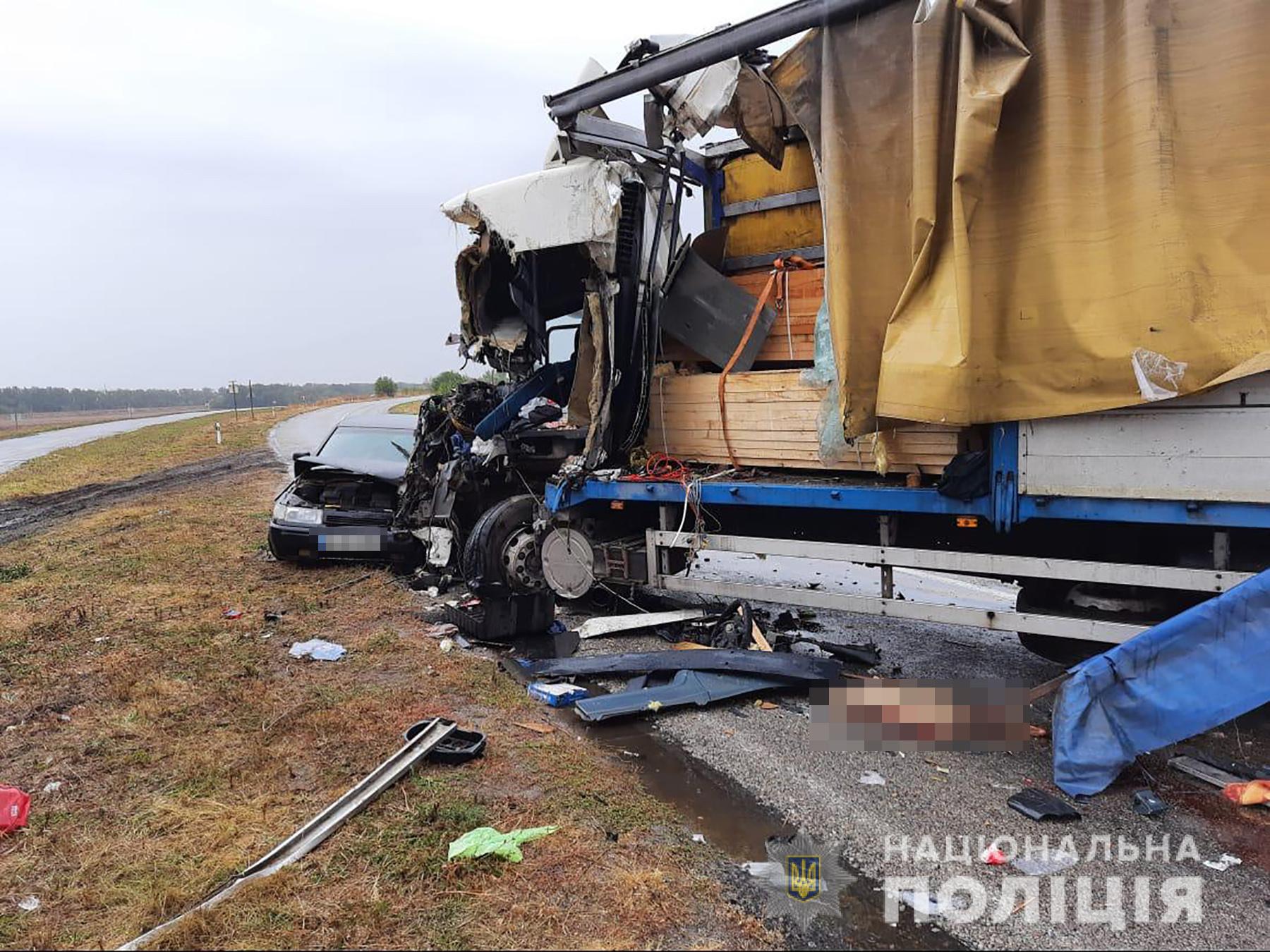 Водитель DAF погиб в "скорой помощи". Фото: ГУНП
