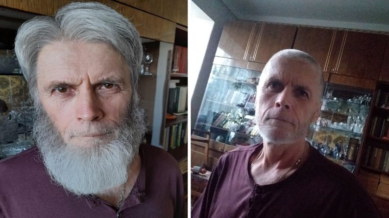 Николай Храпач после оккупации. Фото: личный архив Николая Храпача