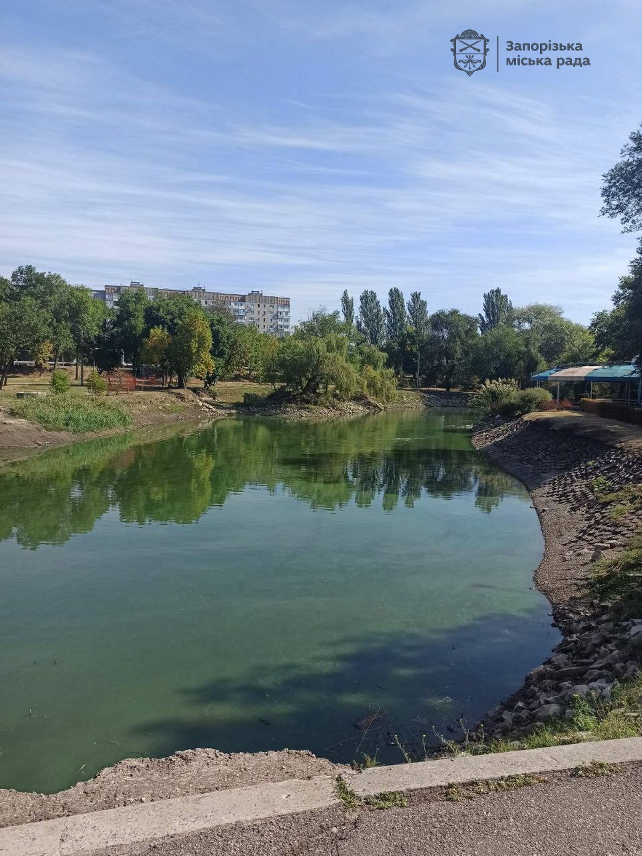 В мэрии Запорожья объяснили ситуацию с обмелением водоемов в 
