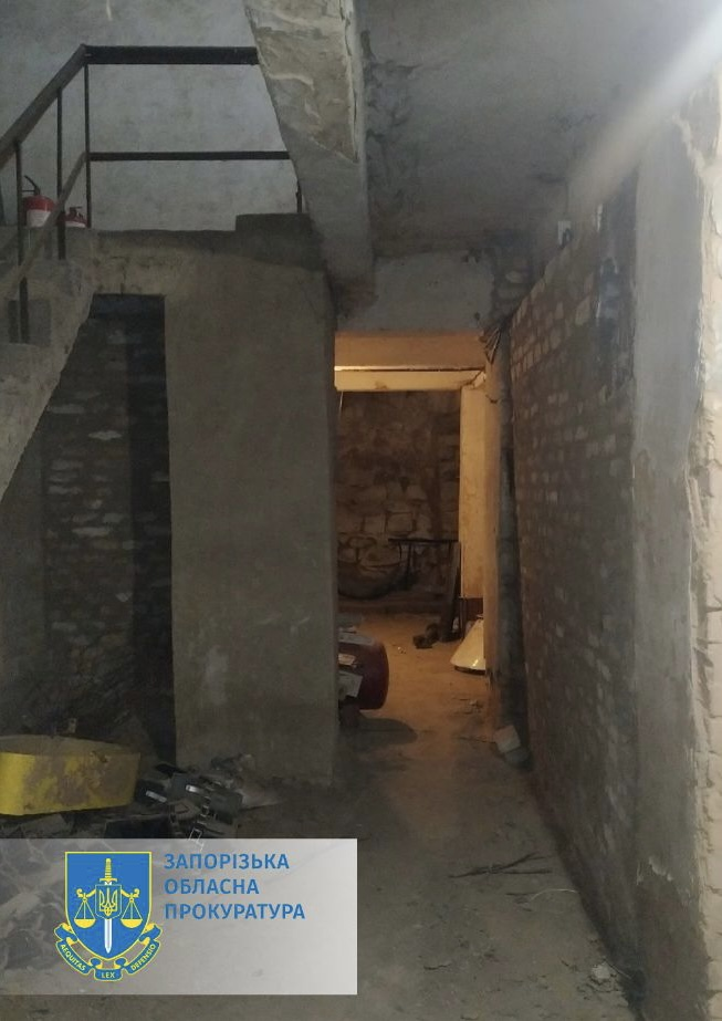 Під Запоріжжям власник укриття здав в оренду протирадіаційне укриття.