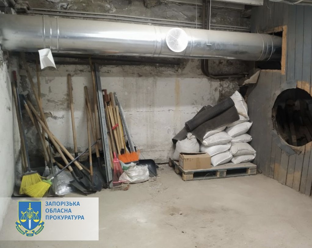 Під Запоріжжям власник укриття здав в оренду протирадіаційне укриття.