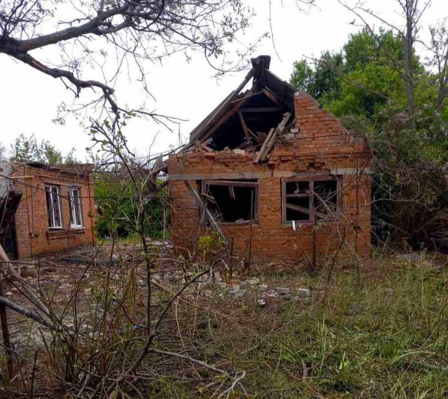 Внаслідок обстрілу Запорізької області загинула жінка, ще троє людей поранені. || Фото: t.me/zoda_gov_ua