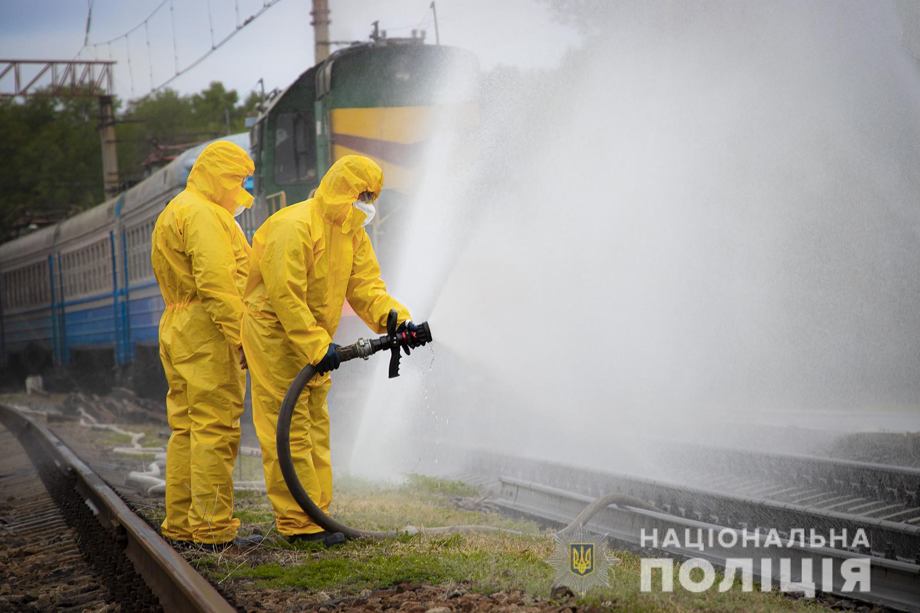 В Запорожье прошли тренировки по случаю аварии на Запорожской АЭС.