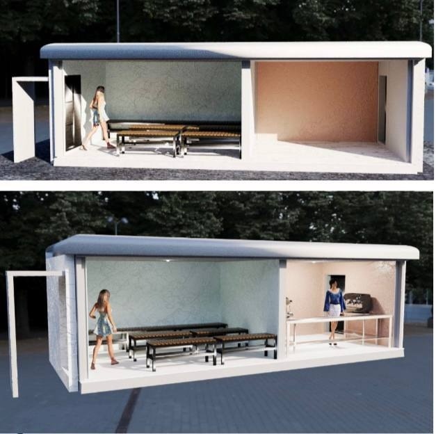 На улицах Запорожья установят модульные укрытия.