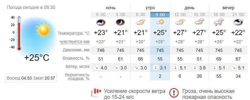 Погода в Запорожье на 13 июля. sinoptik.ua