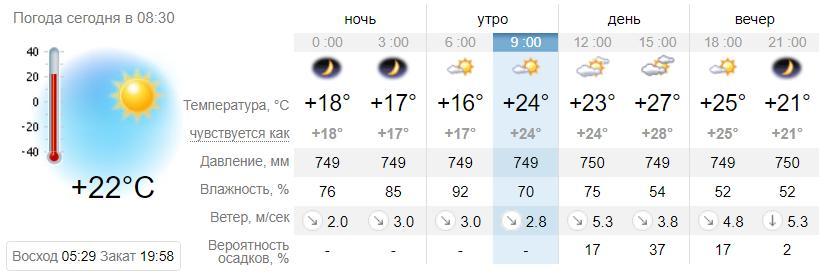 Погода в Запорожье на 12 августа. sinoptik.ua