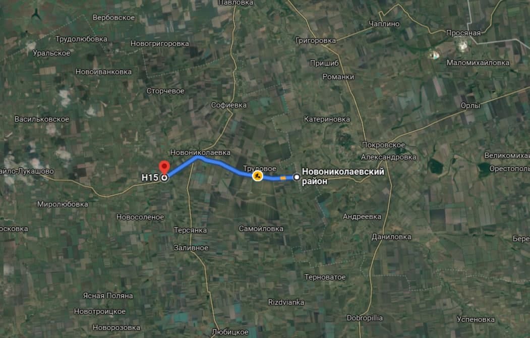 Ремонт трассы проводят на этом участке