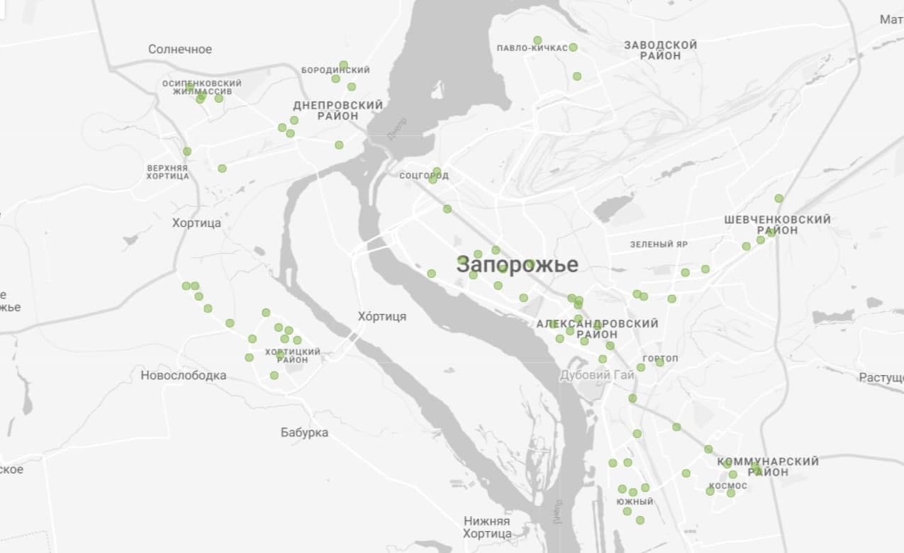 Список работающих супермаркетов в Запорожье