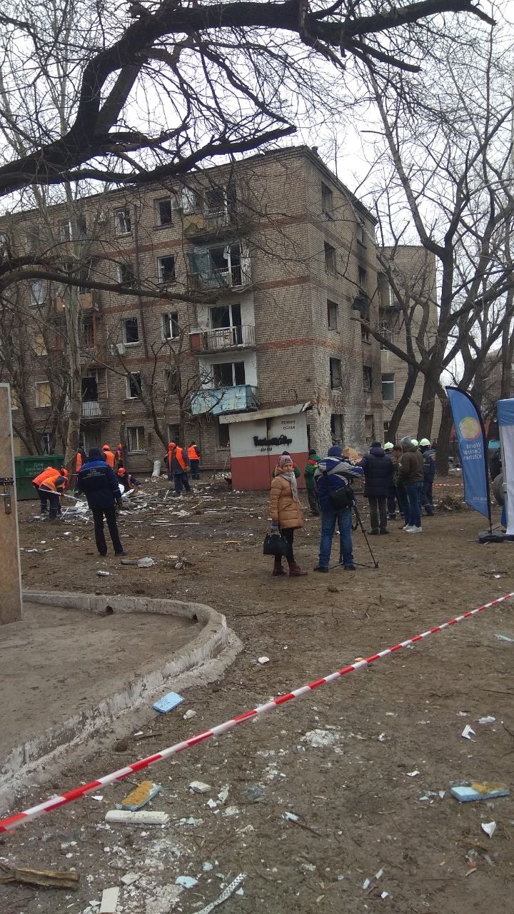 Что происходит в Запорожье на месте взрыва.