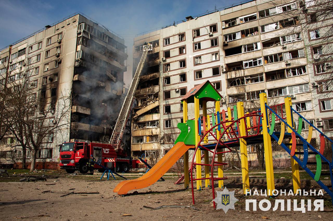 У поліції розповіли подробиці вибухів у Запоріжжі вдень 22 березня.