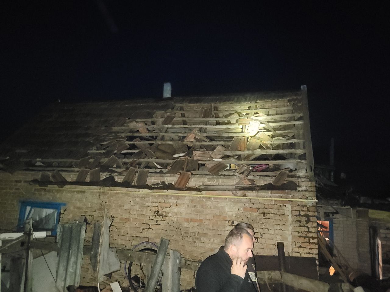 Вночі ворог вдарив по Кушугуму, влучив у приватний сектор.