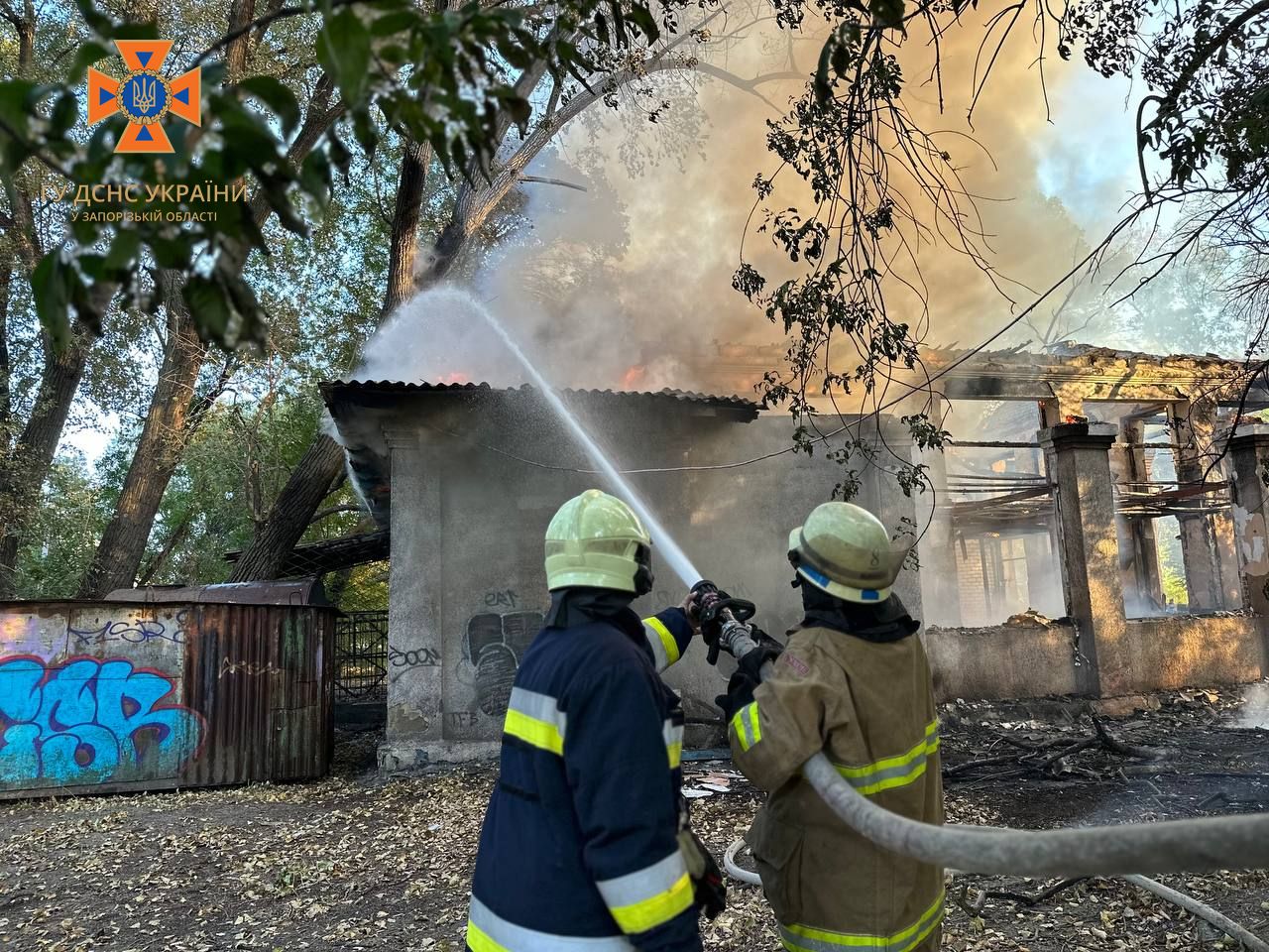 В Запорожье в парке 