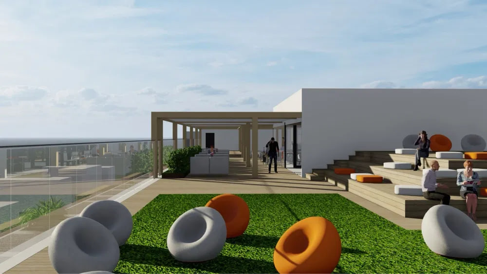 В Запорожье планируется строительство нового развлекательного комплекса с бассейном на крыше.