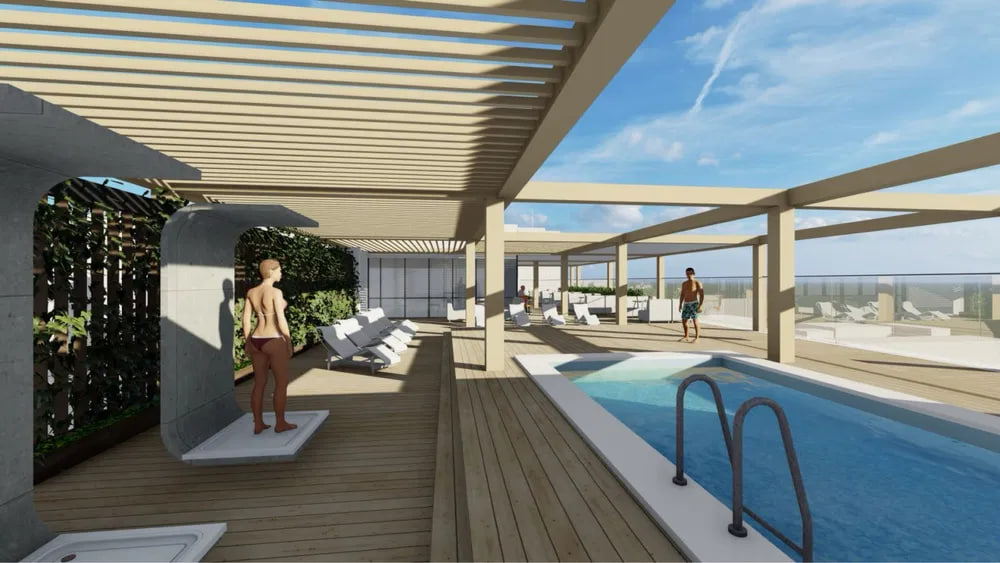 В Запорожье планируется строительство нового развлекательного комплекса с бассейном на крыше.