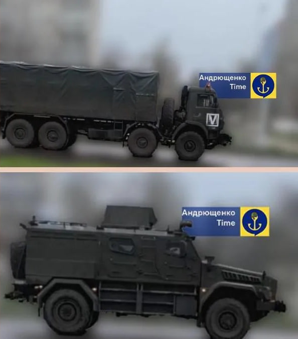 Колони техніки РФ, які рухаються на Пологівський та Гуляйпільський напрямки. Фото: t.me/andriyshTime