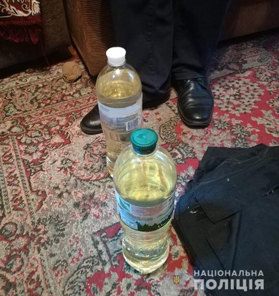 У подозреваемого нашли серную кислоту. Фото: ГУНП