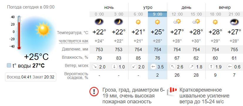 Погода в Бердянске на 30 июня. sinoptik.ua