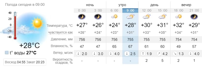 Погода в Бердянске на 17 июля. sinoptik.ua