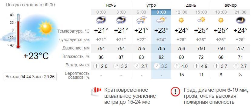 Погода в Кирилловке на 22 июня. sinoptik.ua