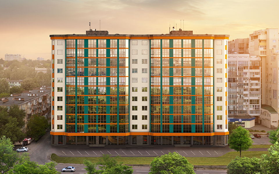 Визуализация ЖК "Квартал" в Запорожье.